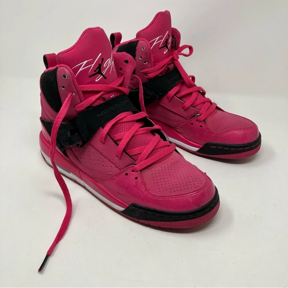 Nike Air Jordan Flight Pink and Black Sneakers